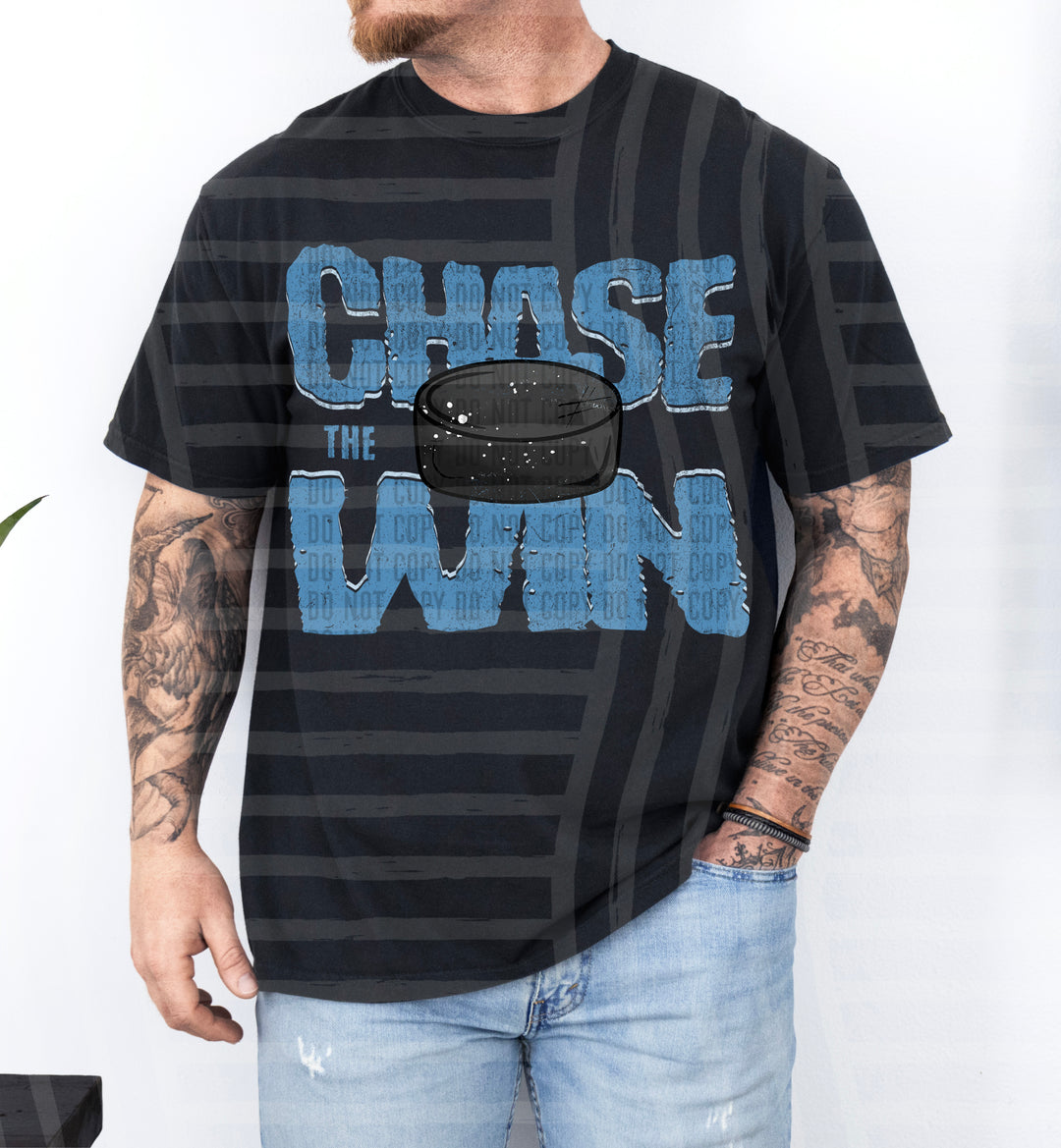 Chase The Win Hockey DTF Print