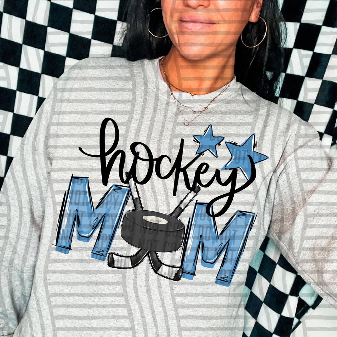 Sports Mom Hockey DTF Print