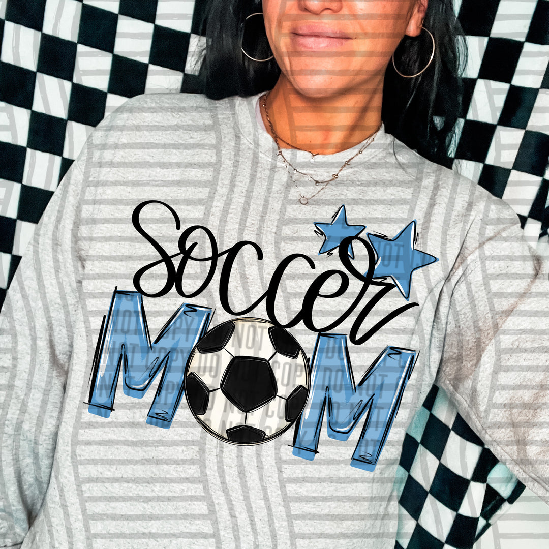 Sports Mom Soccer DTF Print