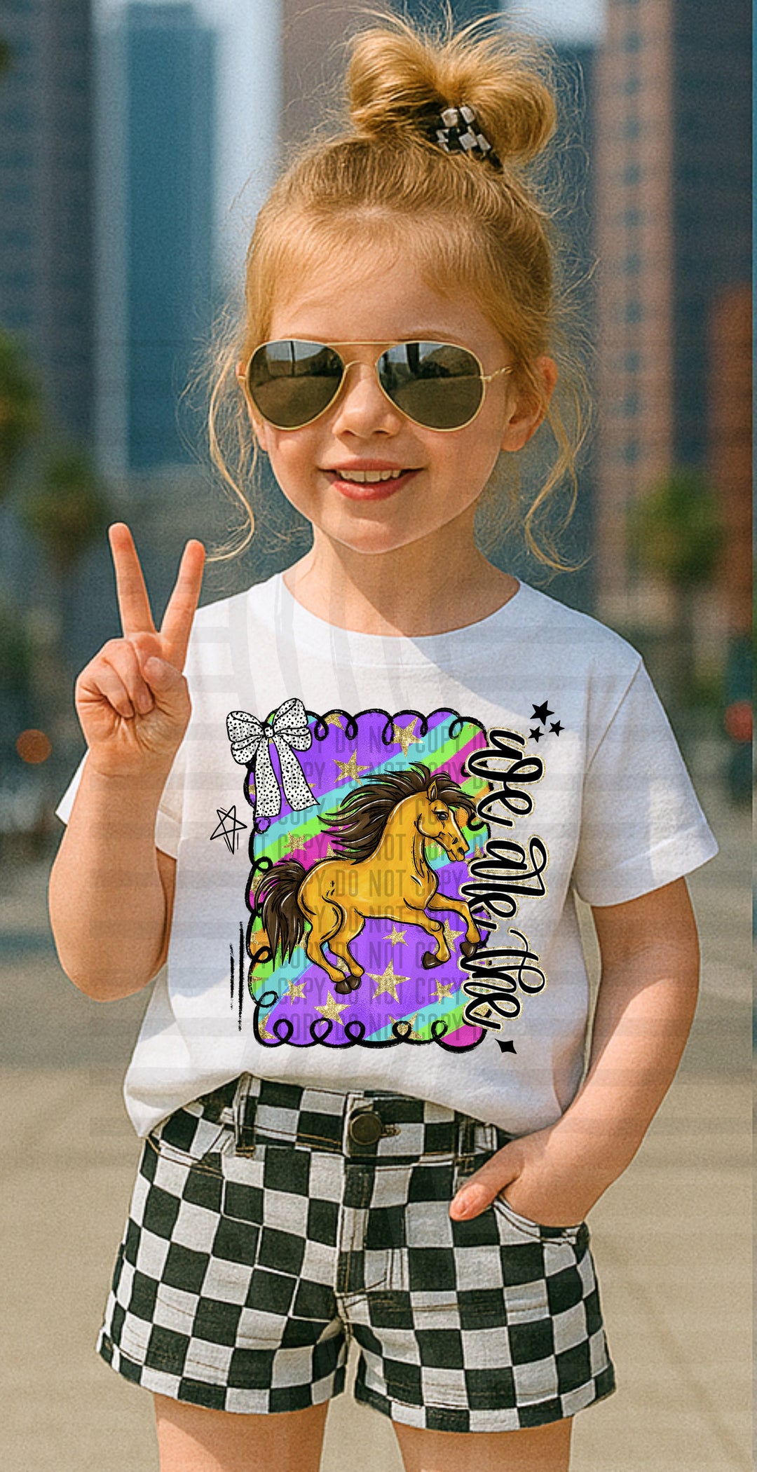 Preppy Swirl Mascot DTF Print