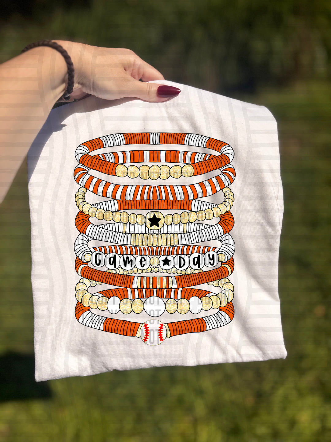 Baseball Bracelets DTF Print