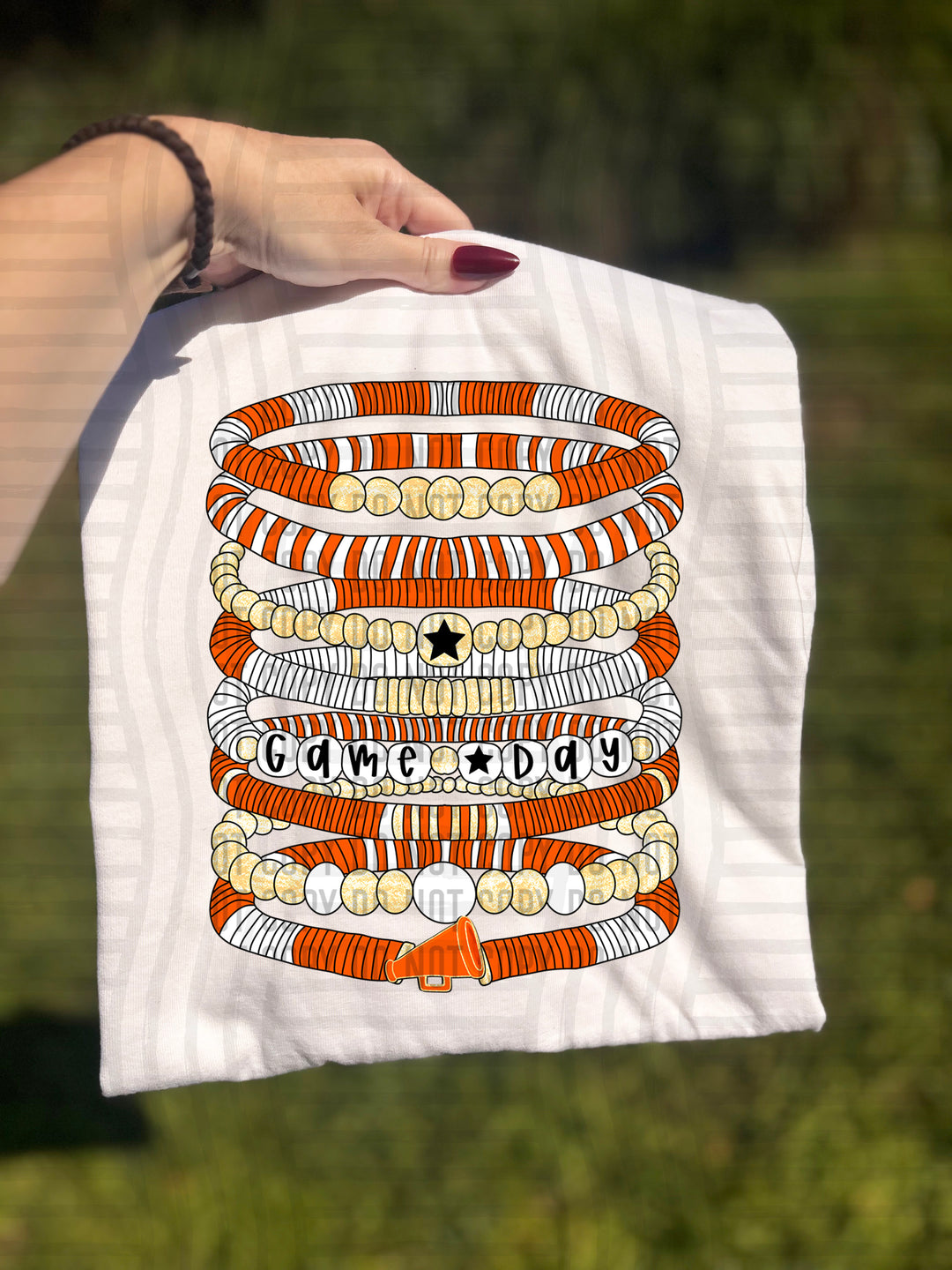 Megaphone Bracelets DTF Print