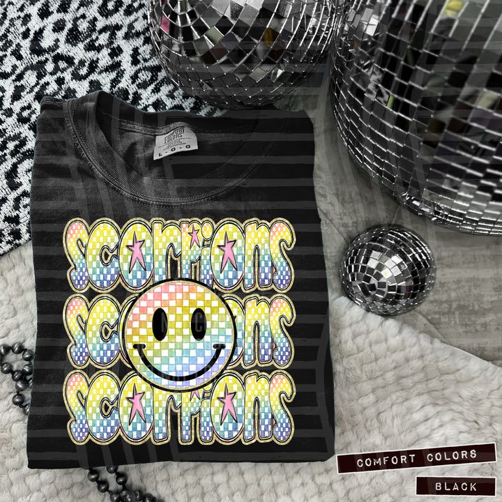 Rainbow Smiley Triple Stack DTF Print