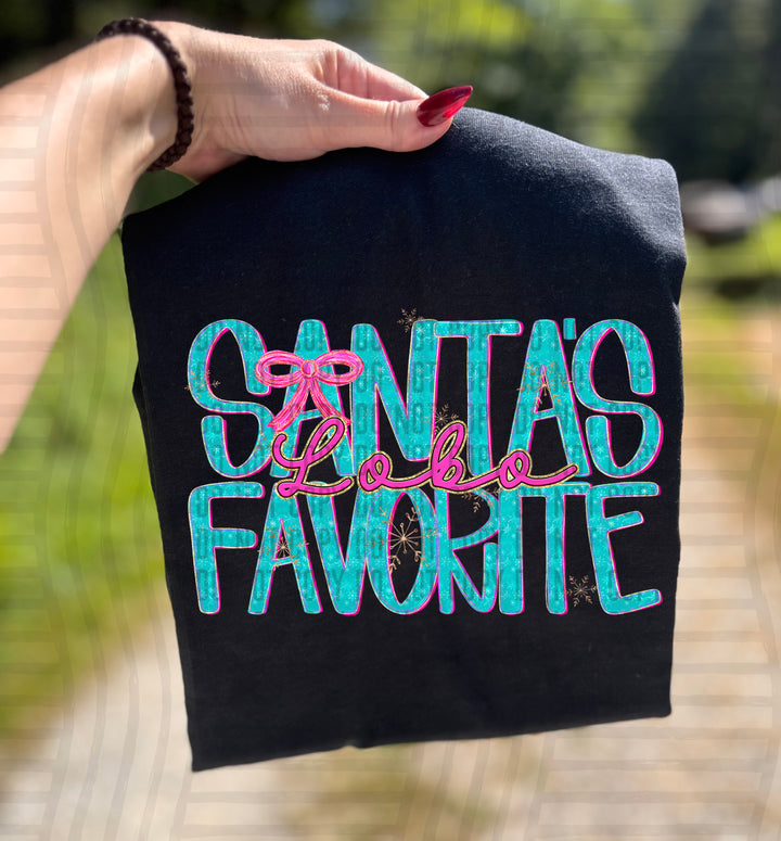 Santa’s Fav Mascots DTF Print