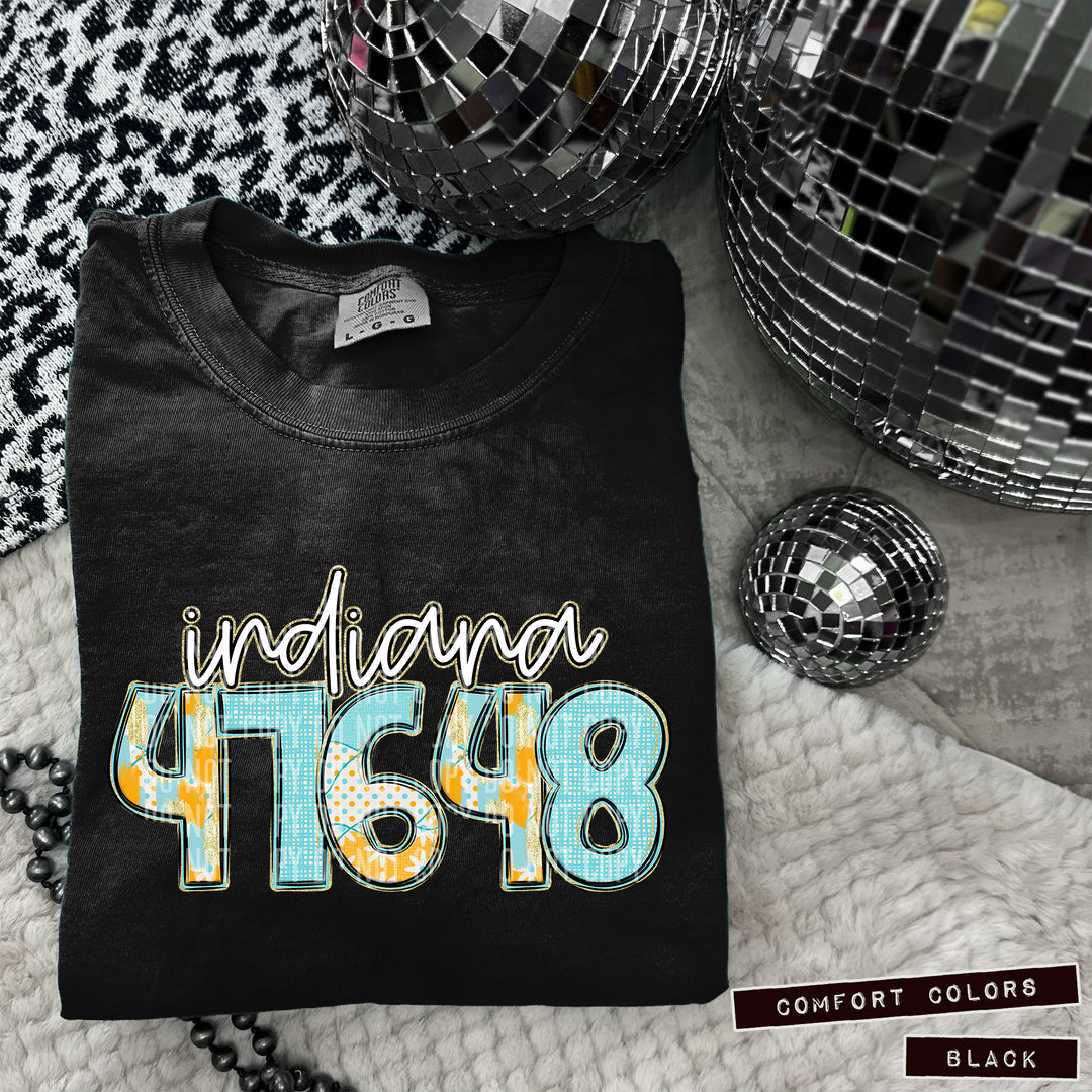 Dotted Daisy Zip Codes No Bows DTF Print