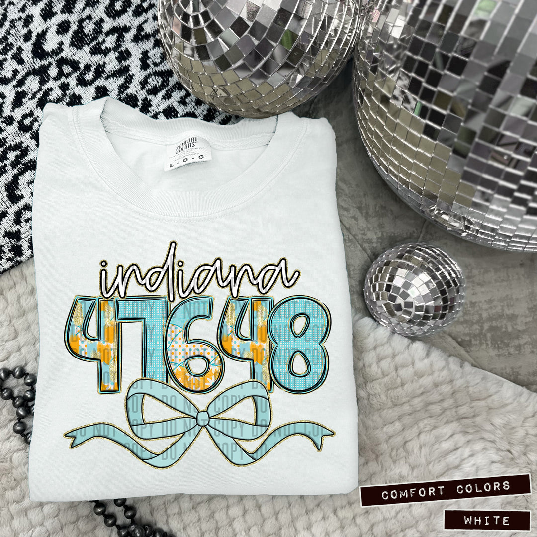 Dotted Daisy Zip Codes DTF Print