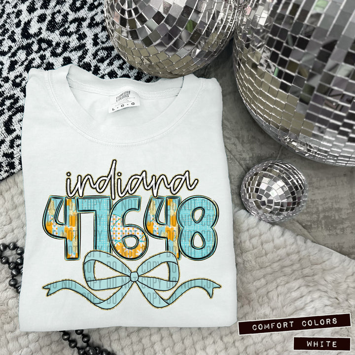 Dotted Daisy Zip Codes DTF Print