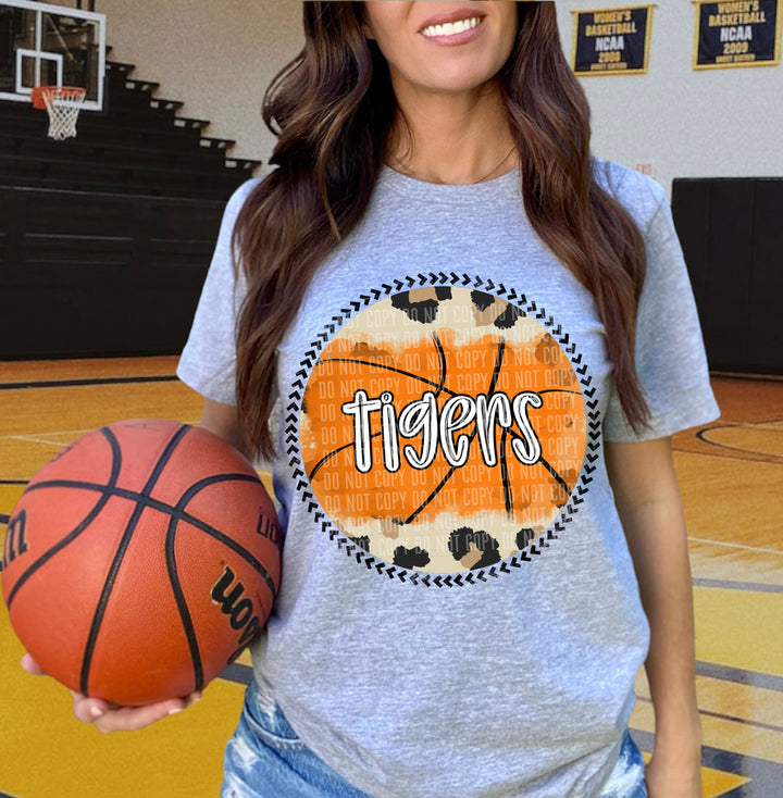 Basketball Background DTF Print