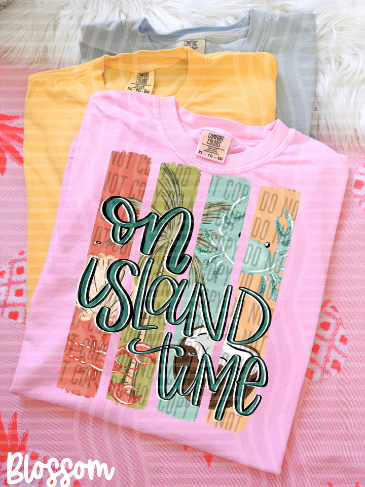 On Island Time DTF Print