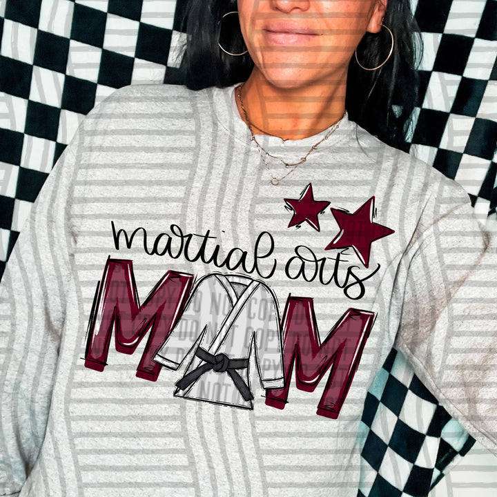 Sports Mom Martial Arts DTF Print