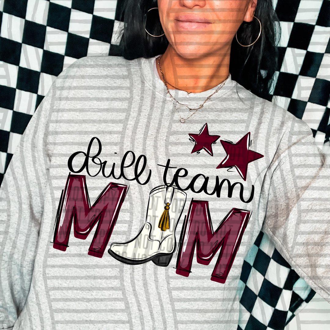 Sports Mom Drill Team DTF Print