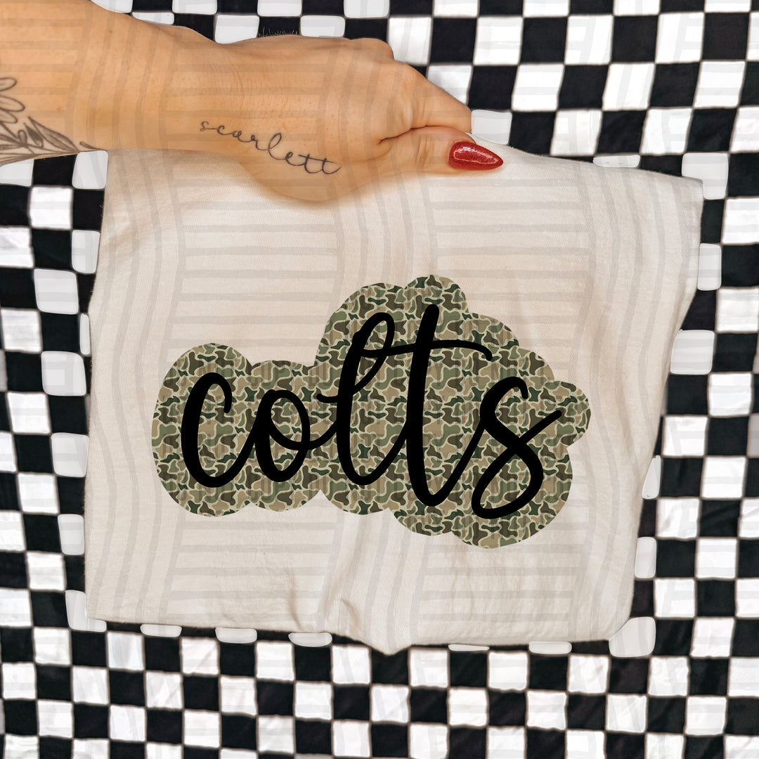 Camo Mascots DTF Print