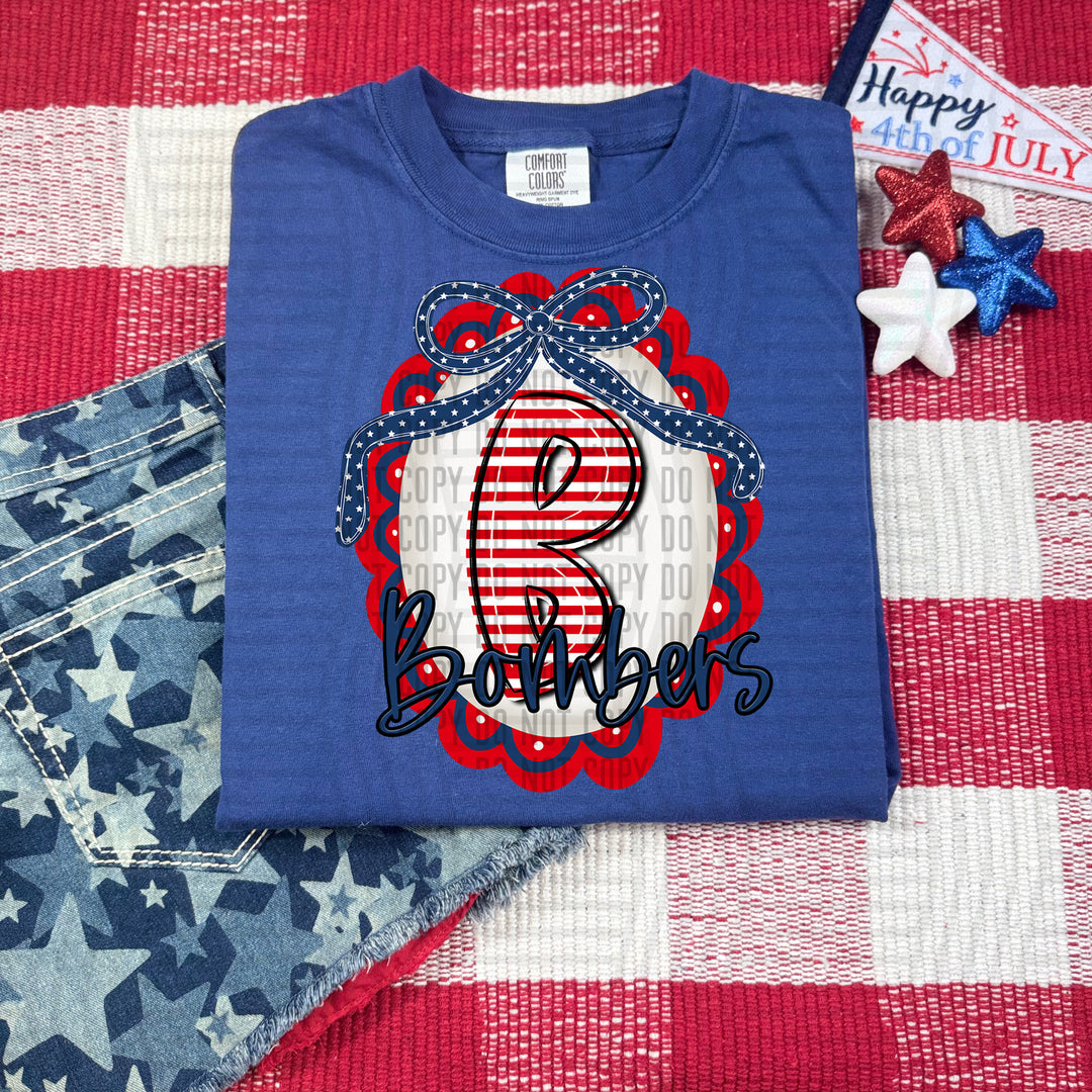 RWB Framed DTF Print