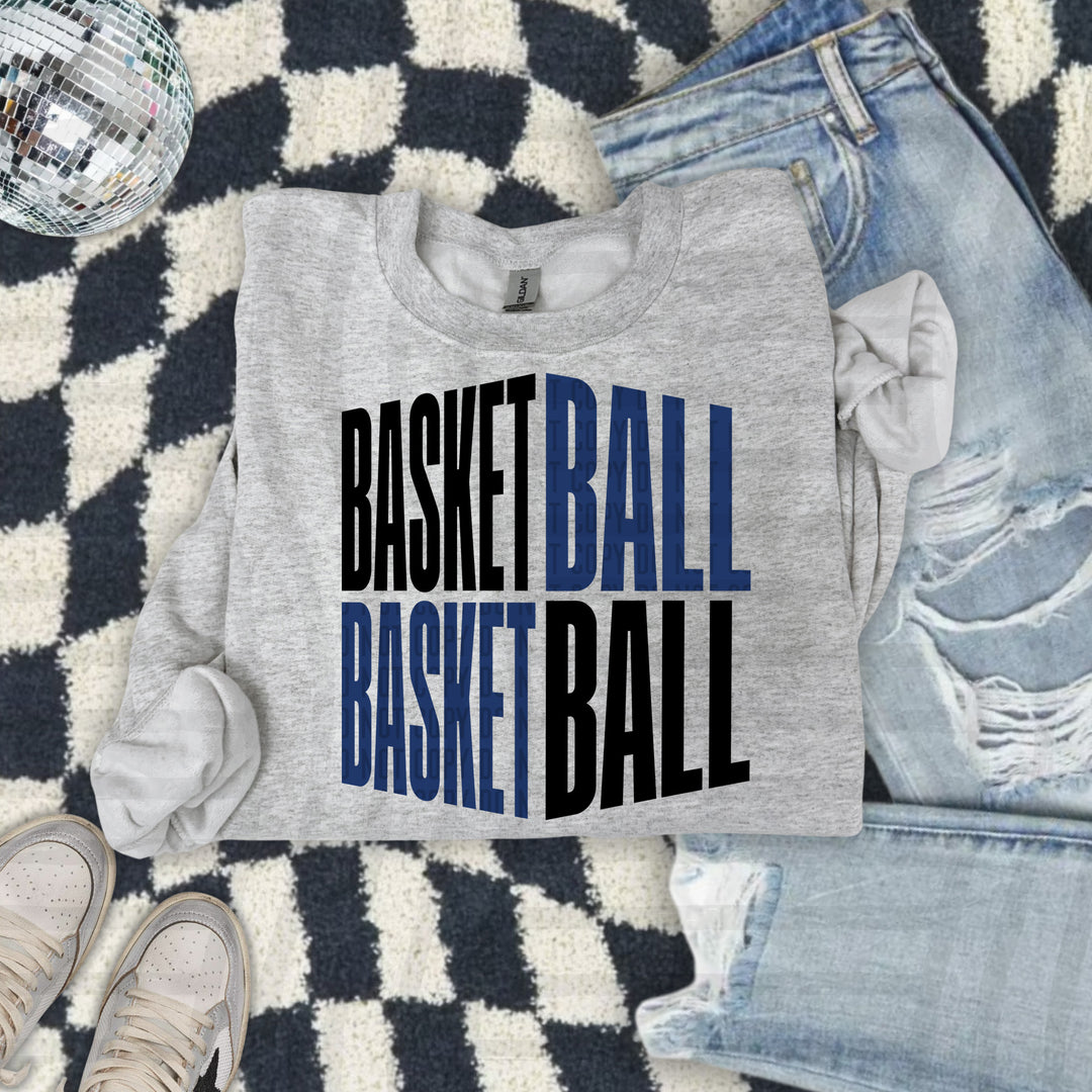 Basketball Word Art DTF Print