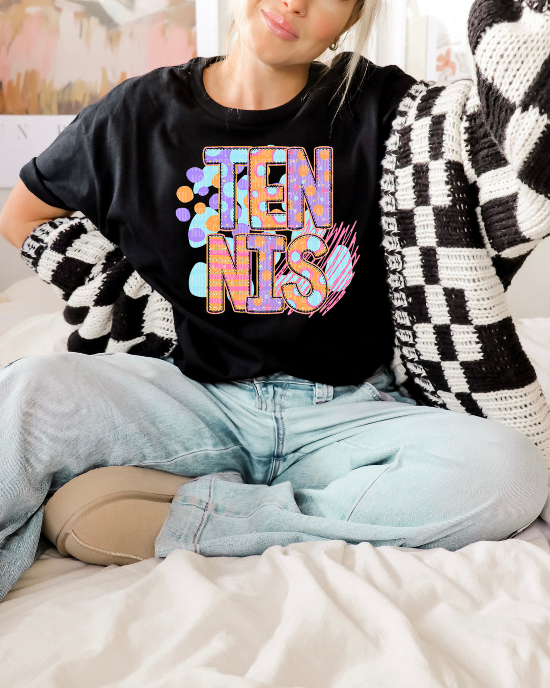 Springy Sports Phrases DTF Print