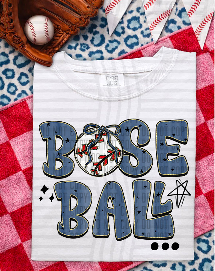 Baseball Retro DTF Print