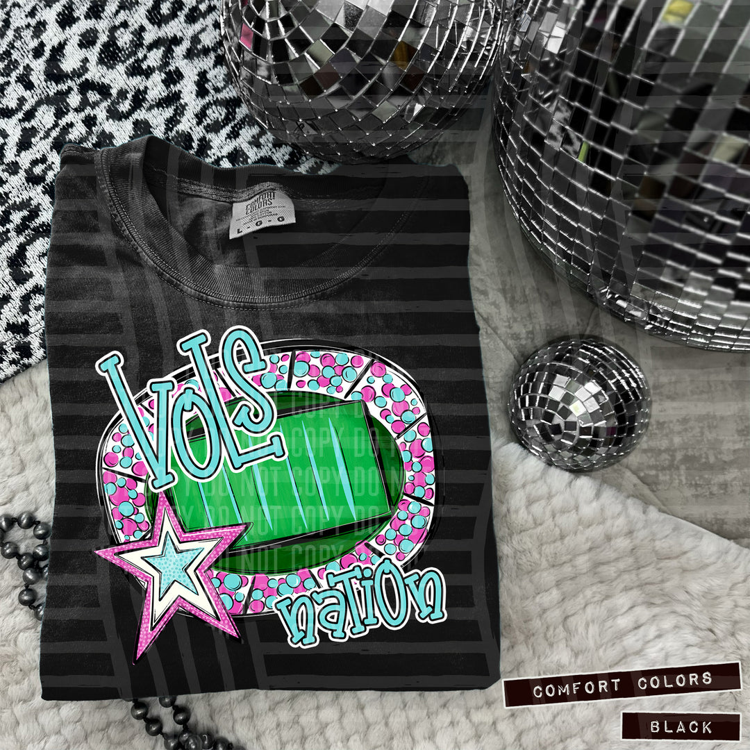 Preppy Stadium Nation DTF Print