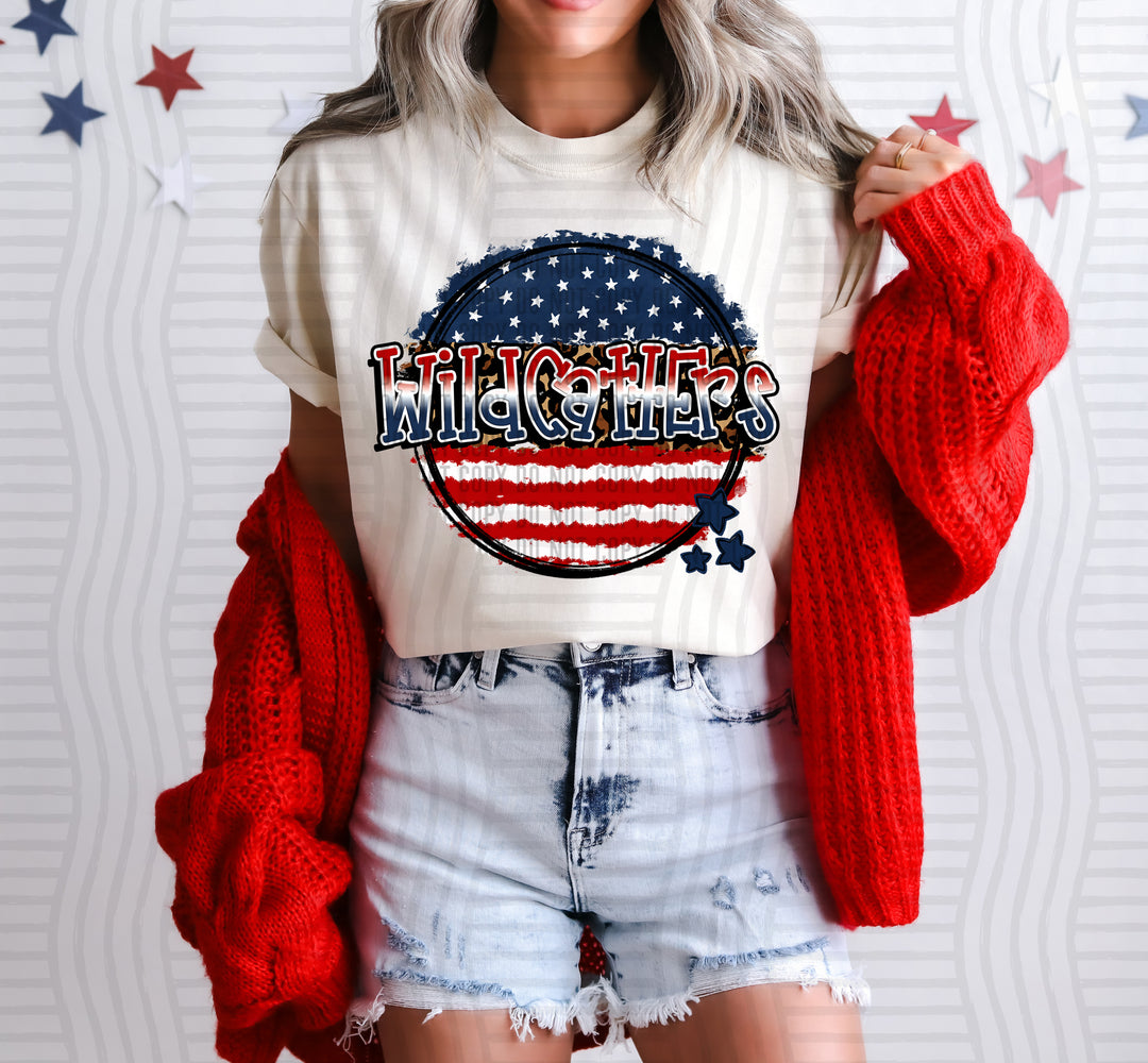 Flag Rounds Mascots DTF Print
