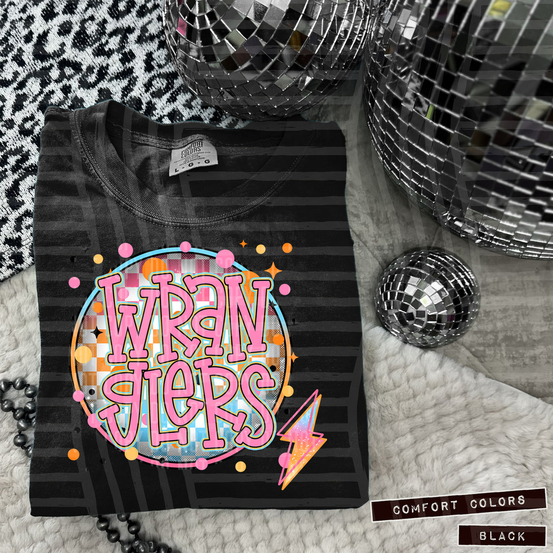 Neon Bright Circle DTF Print