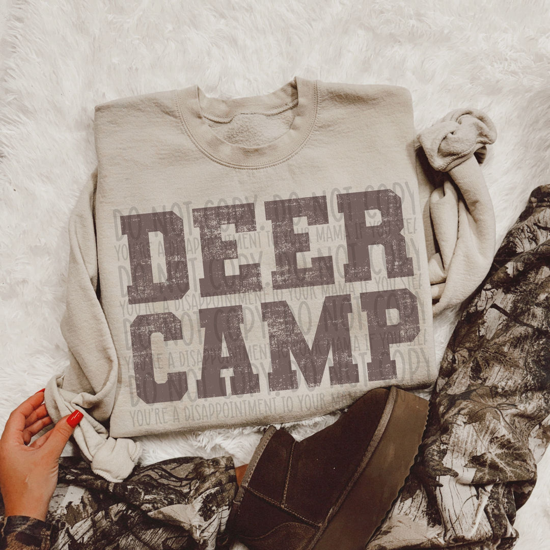 Deer Camp DTF Print