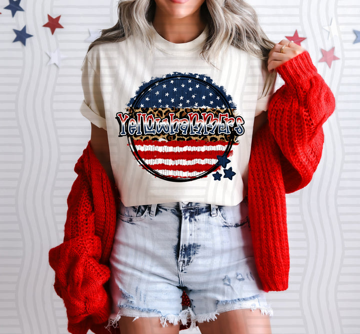 Flag Rounds Mascots DTF Print