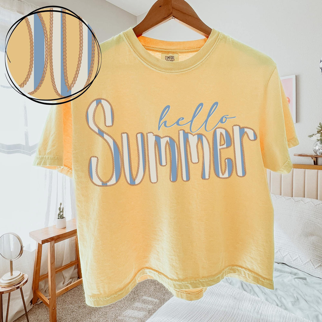 Hello Summer DTF Print