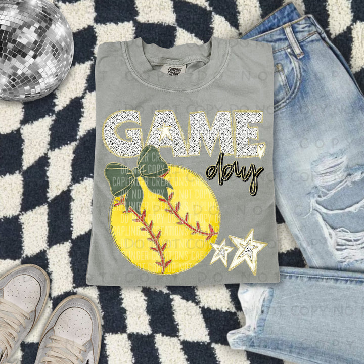 Game Day Softball DTF Print