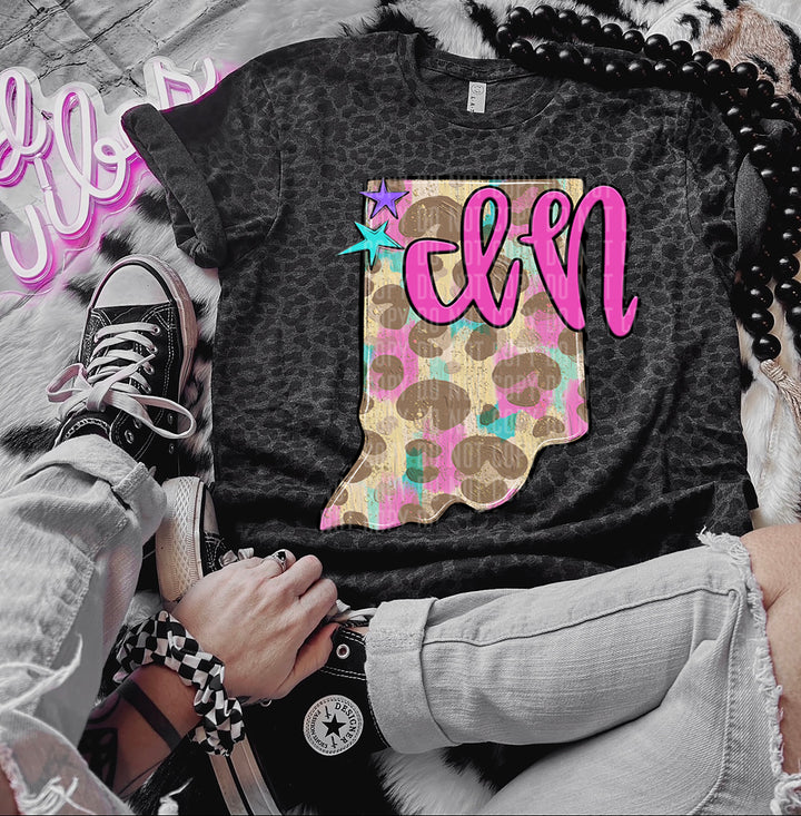 Preppy Bright States DTF Print