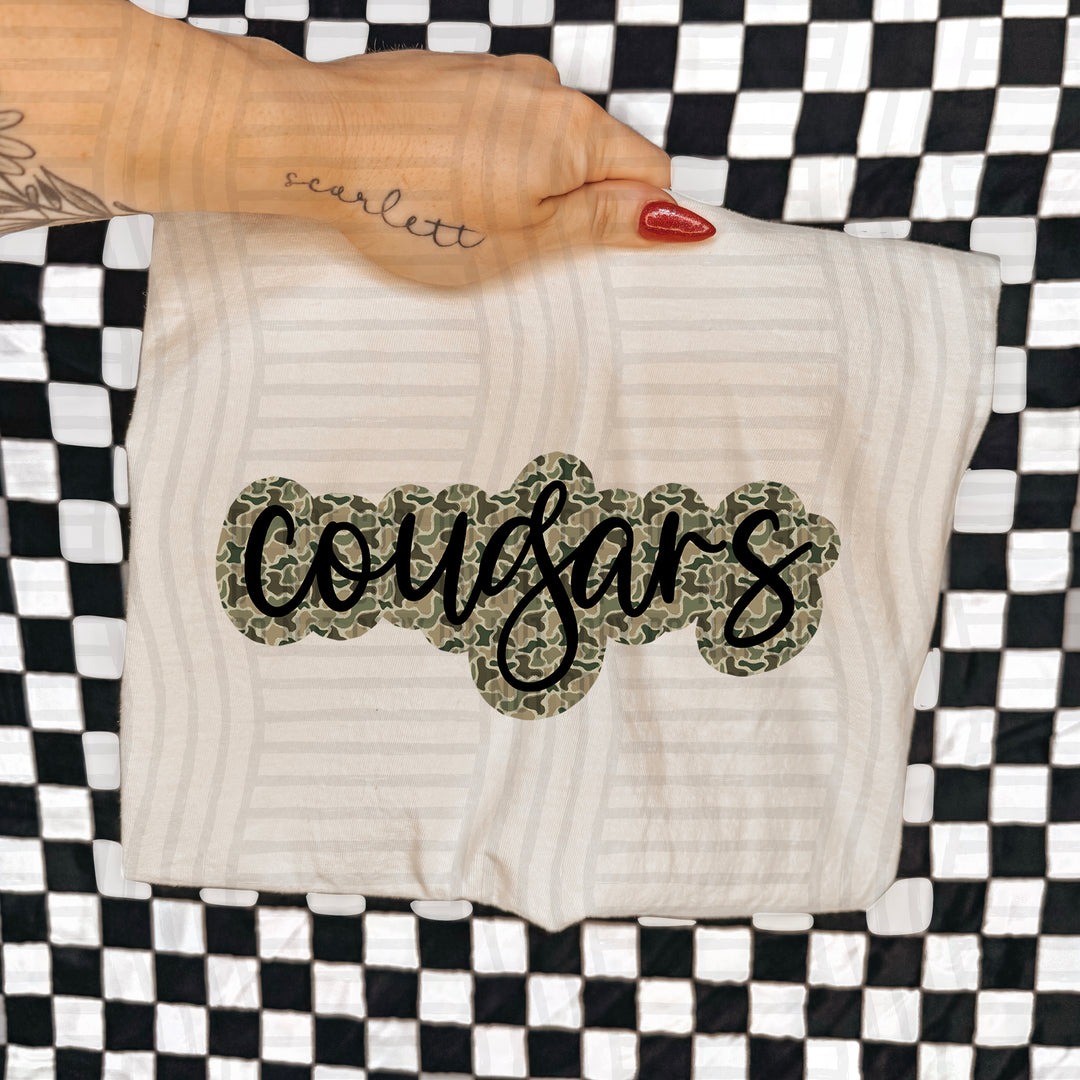Camo Mascots DTF Print