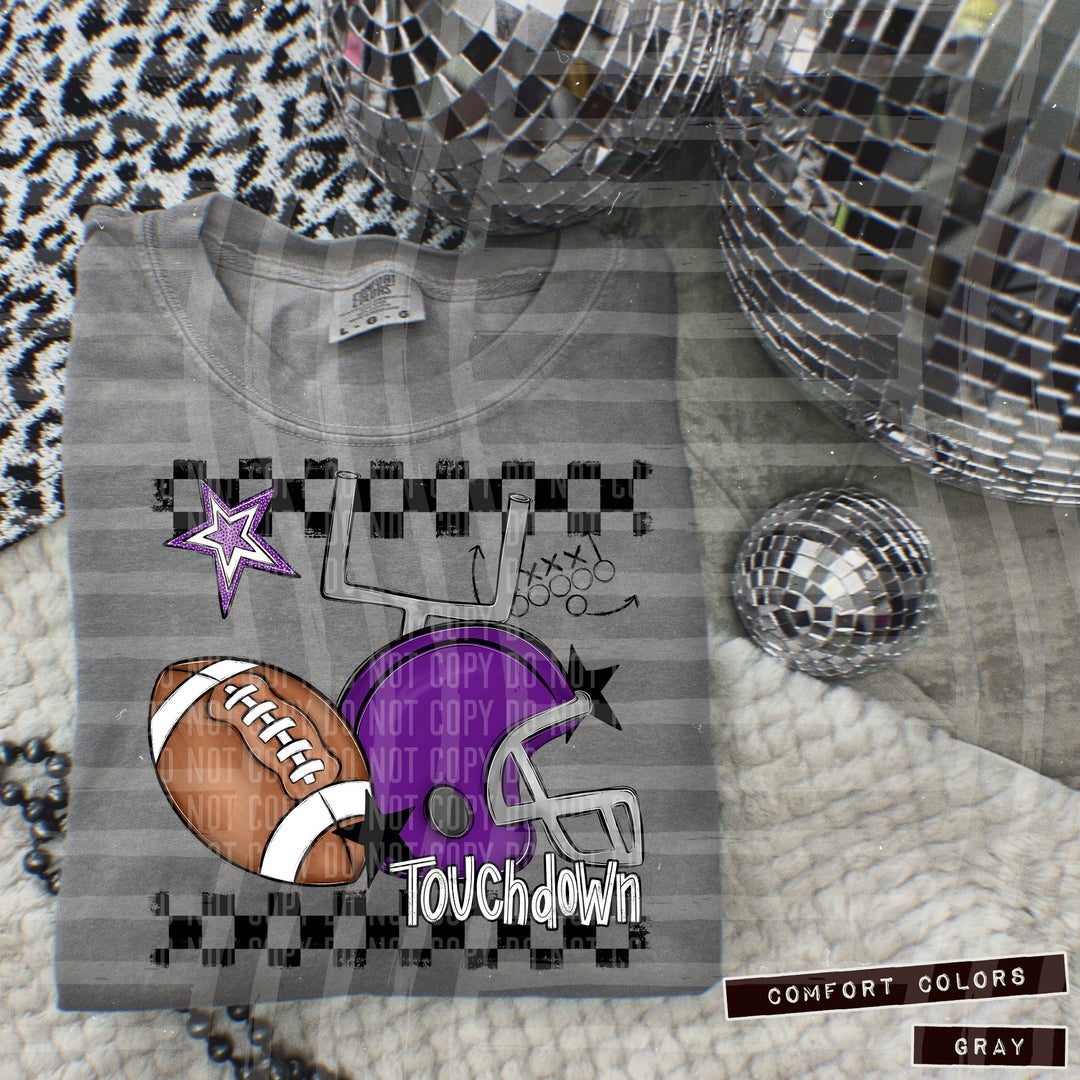 Football Helmet DTF Print
