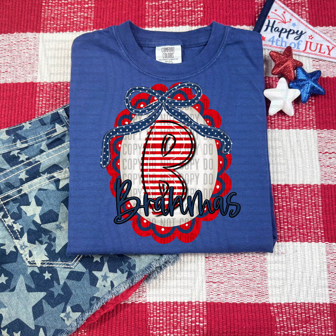 RWB Framed DTF Print