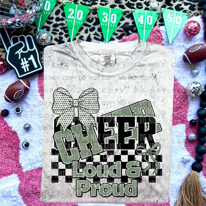 Loud And Proud Cheer DTF Print