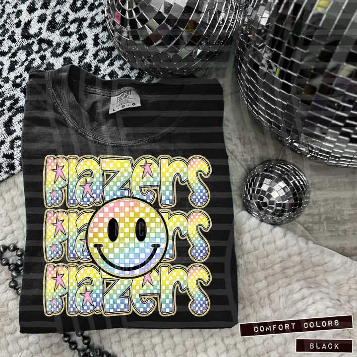 Rainbow Smiley Triple Stack DTF Print