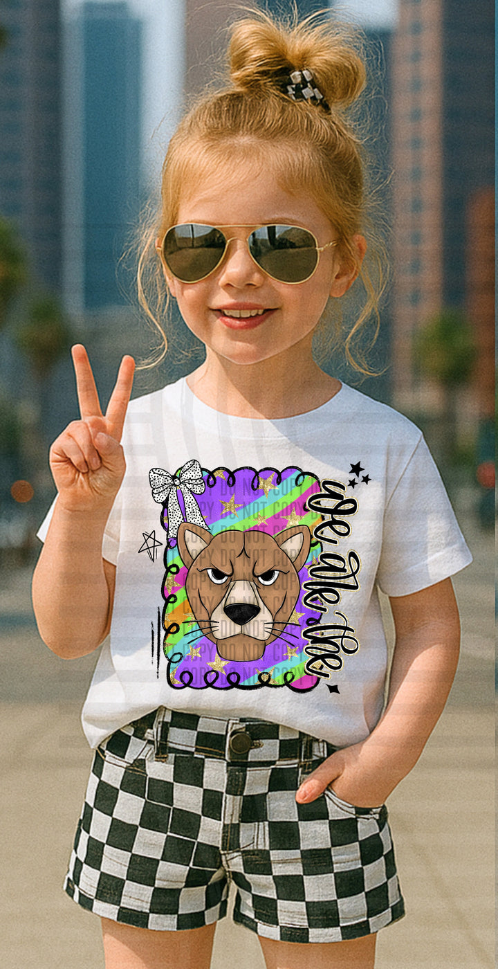 Preppy Swirl Mascot DTF Print