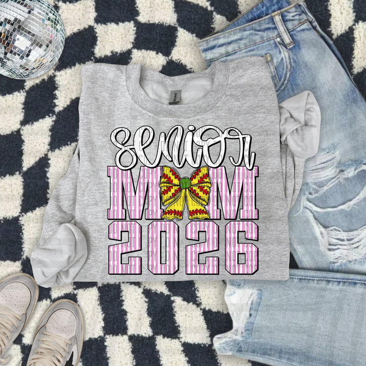 Senior Mom Softball DTF Print
