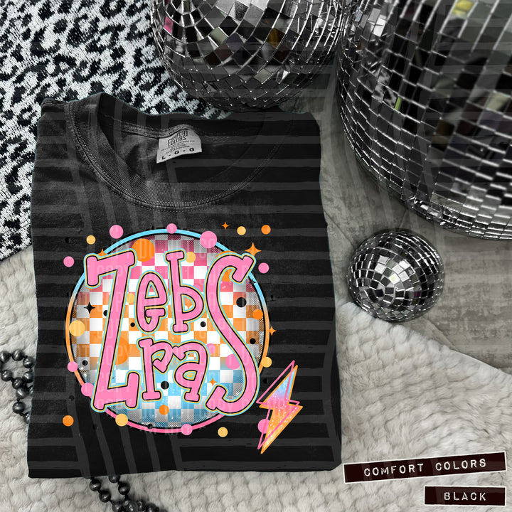 Neon Bright Circle DTF Print