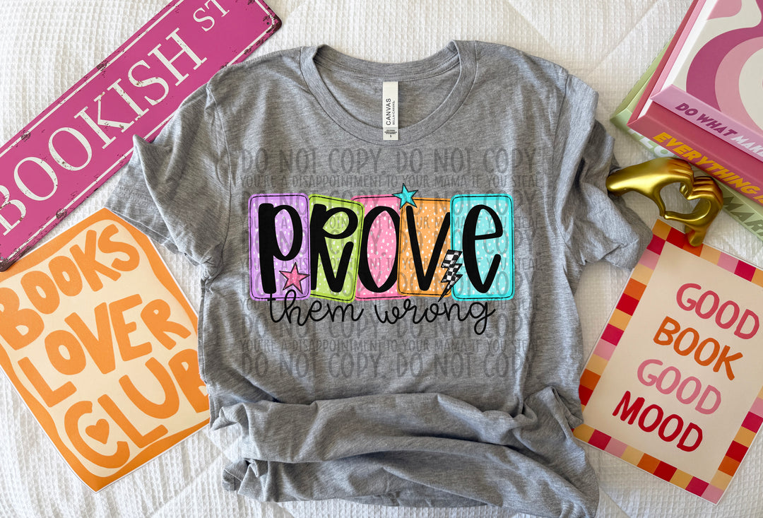 Color Blocks DTF Print