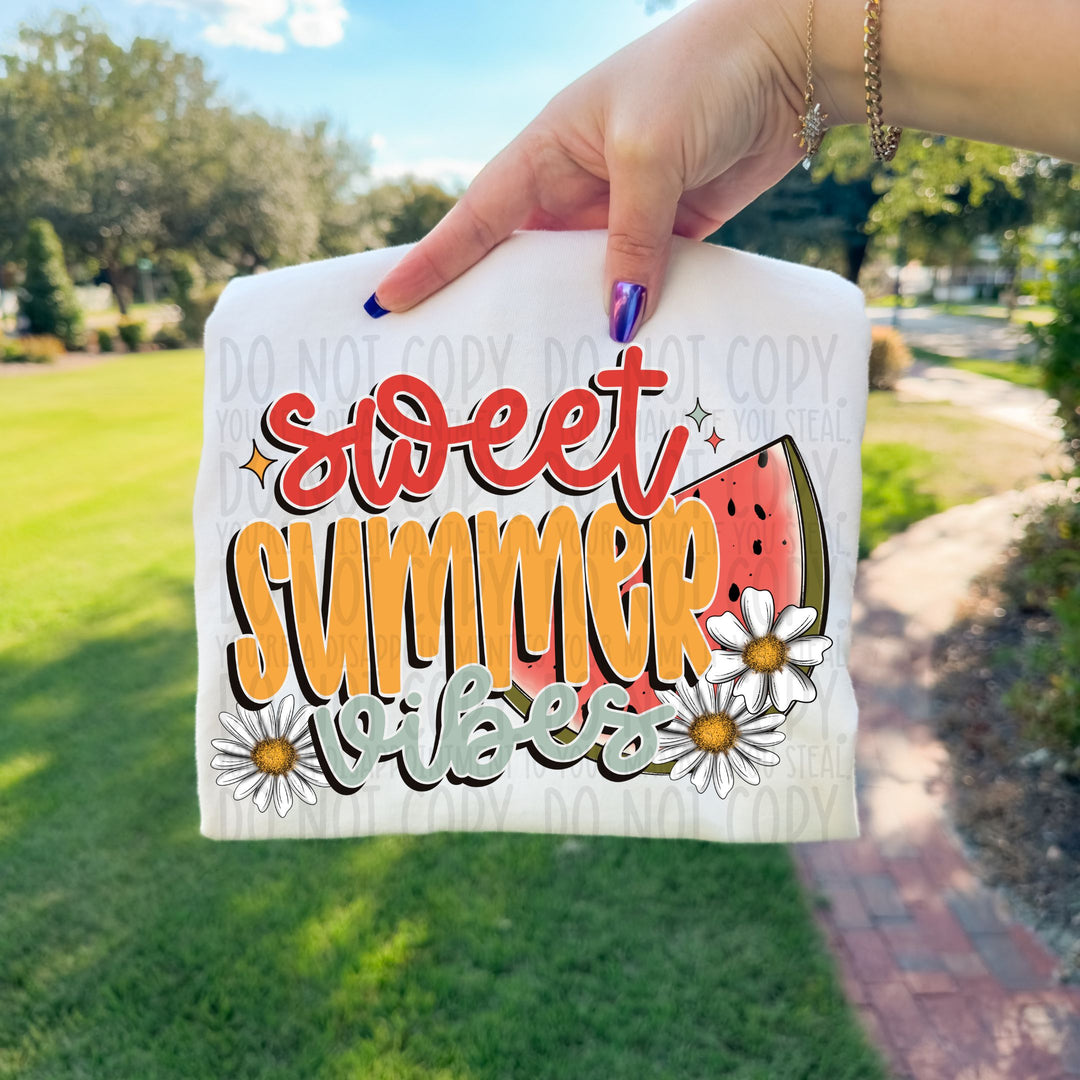 Sweet Summer Vibes DTF Print