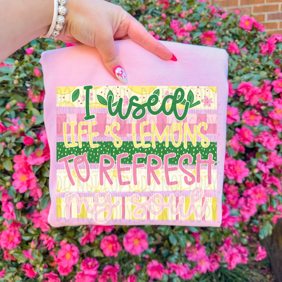 Life’s Lemons DTF Print