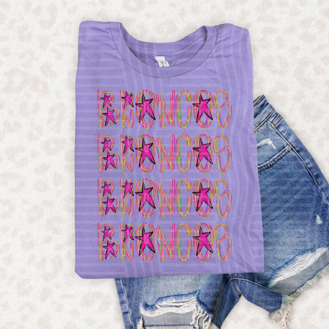 Brushstroke Quad DTF Print