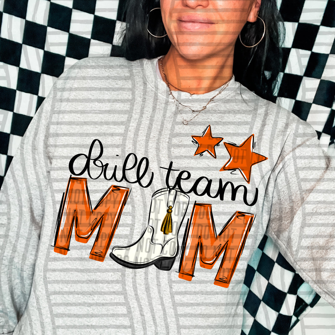 Sports Mom Drill Team DTF Print