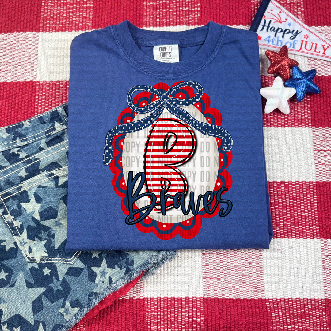 RWB Framed DTF Print