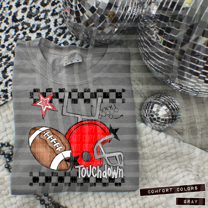 Football Helmet DTF Print