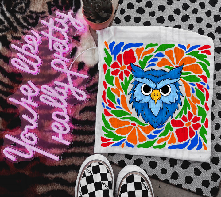 Retro Floral Mascot Heads DTF Print