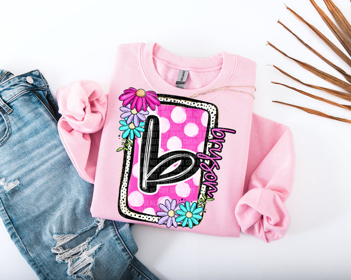 Floral Bloom DTF Print