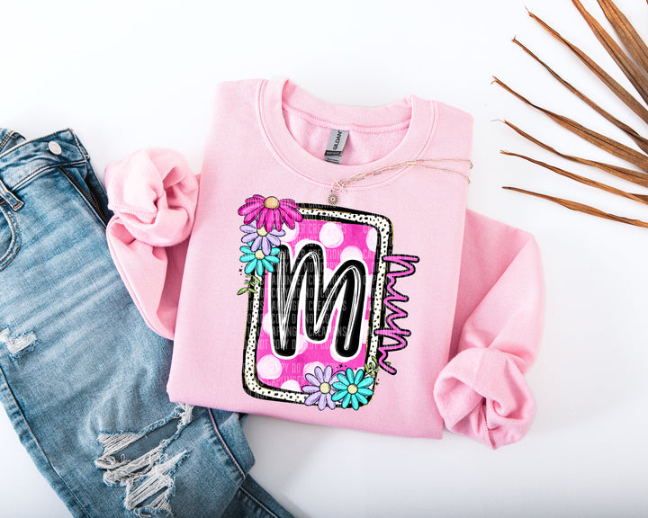 Floral Blooms Mother’s Names DTF Print