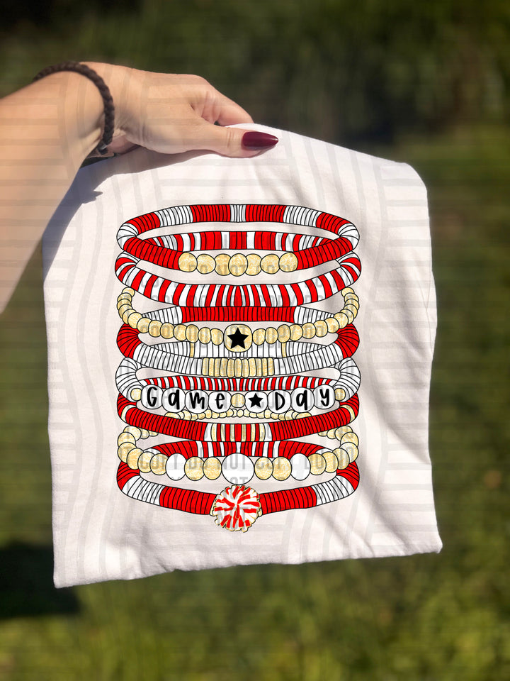 Pom Pom Bracelets DTF Print