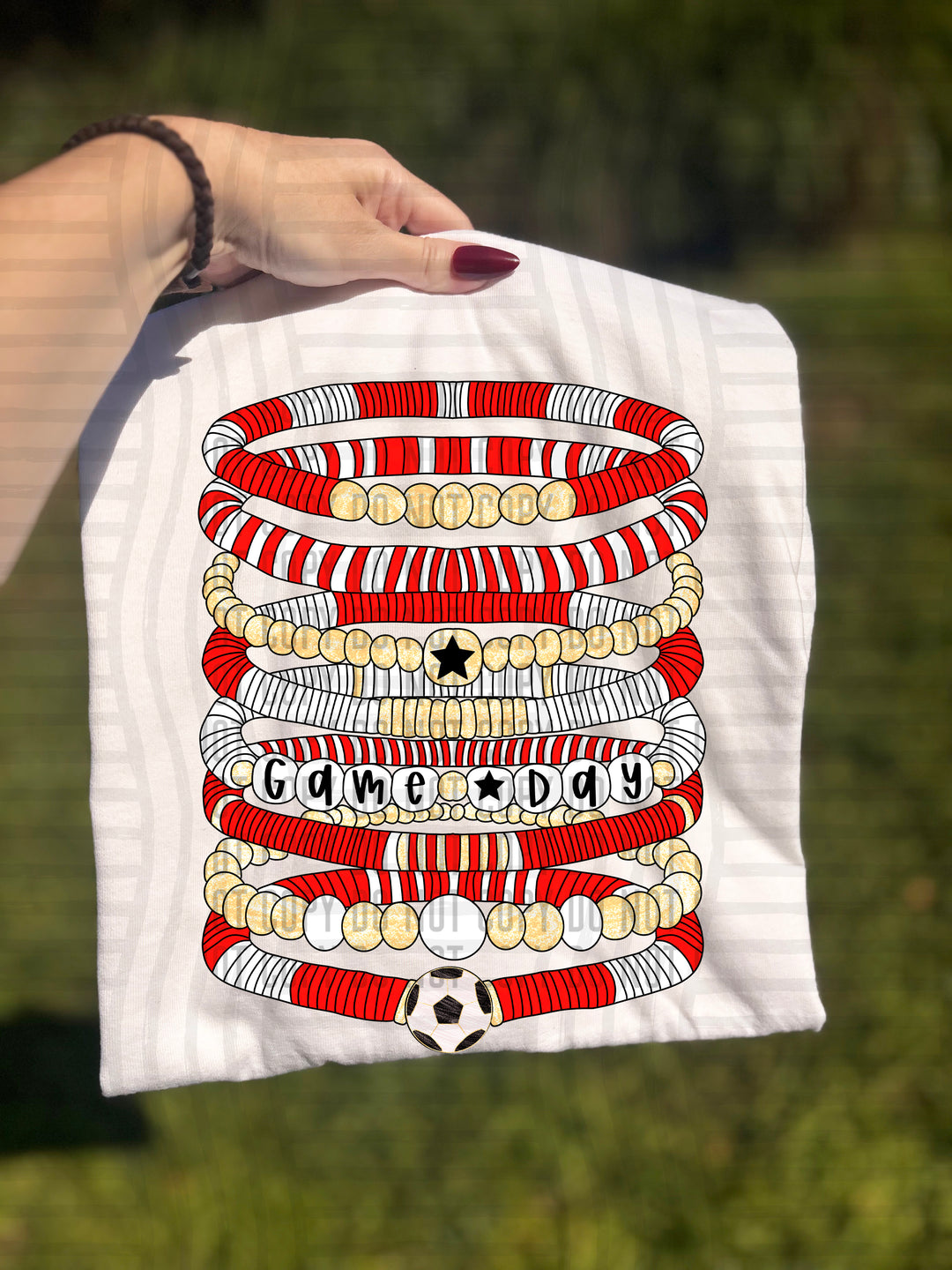 Soccer Bracelets DTF Print