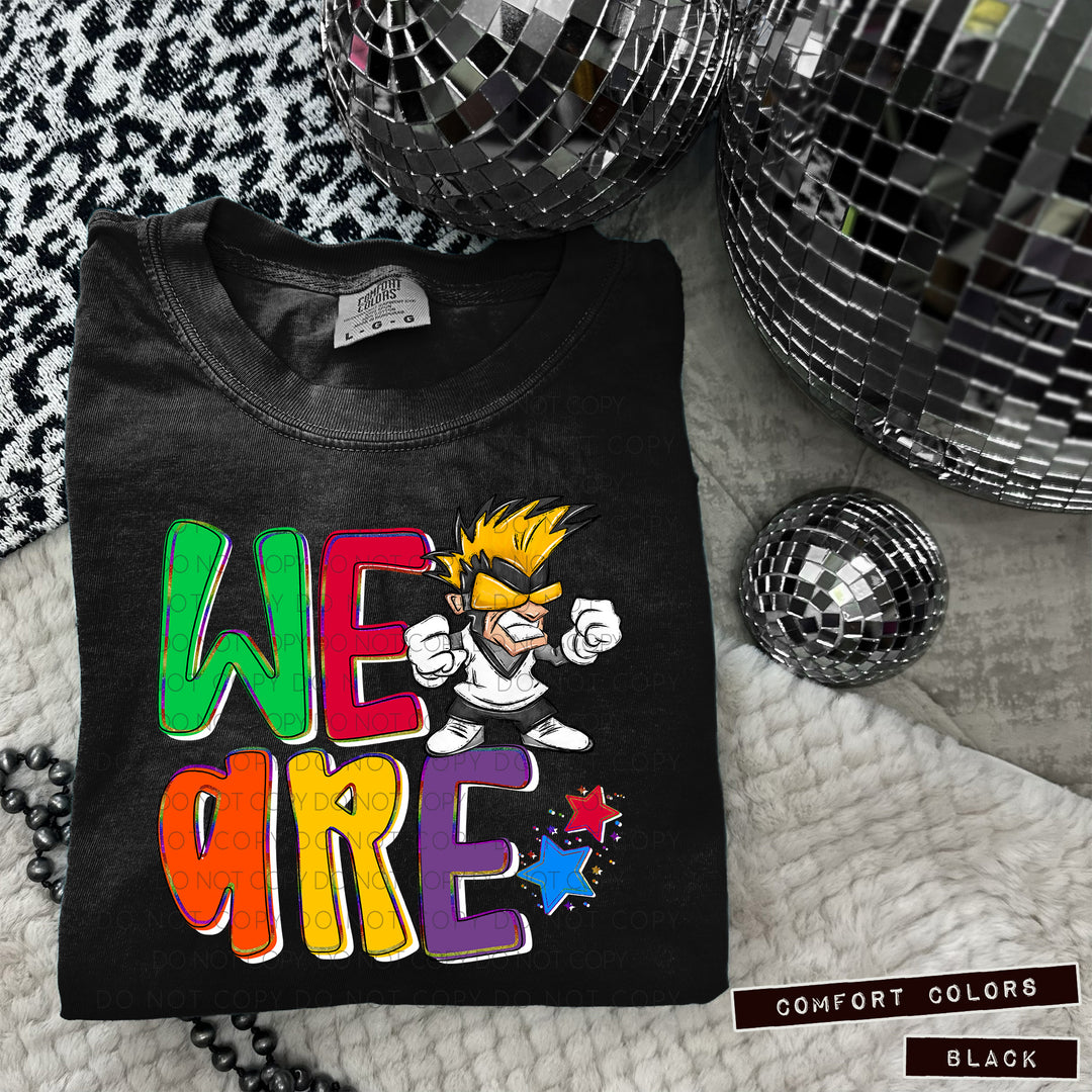 We Are Mascot Heads  DTF Print
