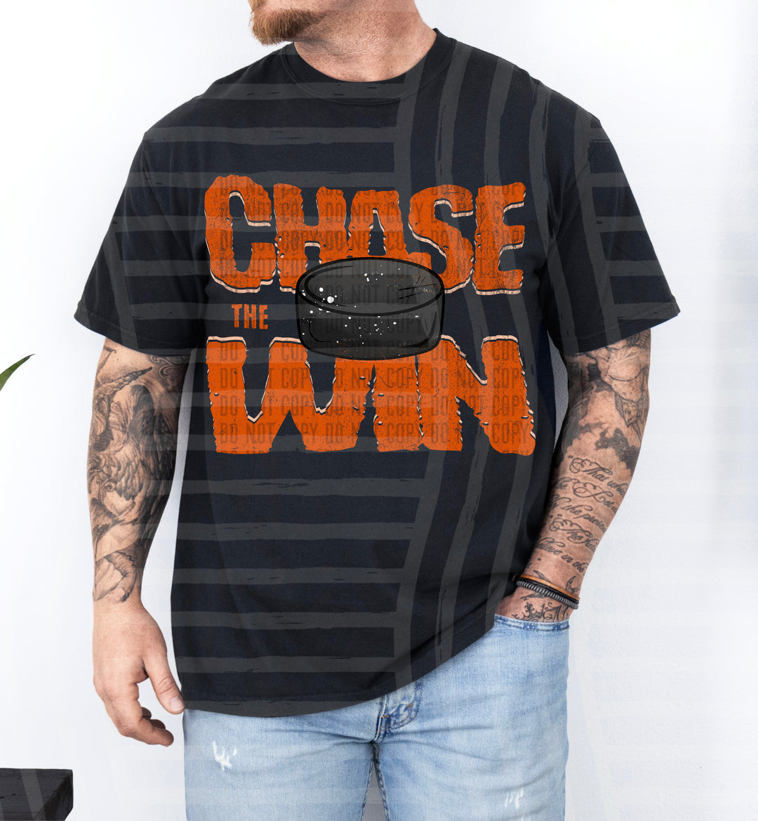 Chase The Win Hockey DTF Print
